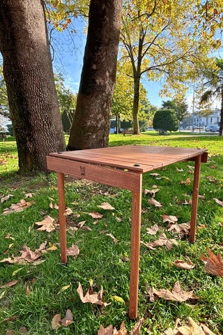 Bag The Joy Trailtop Ahşap Katlanır Kamp Masası -45 60 50cm Ahşap - Kahverengi