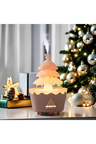 Hava Nemlendirici Şans Ağacı Ultrasonik Difüzör Aroma Yayıcı Rgb 250ml Bhu-09