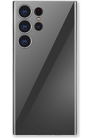 Galaxy Uyumlu S26 Ultra Kılıf Mkst Süper Silikon Kapak - Şeffaf Şeffaf