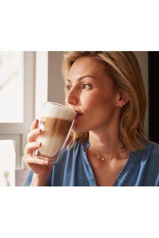 Tchibo Çift Cidarlı Latte Macchiato Bardağı, 2'li Saydam