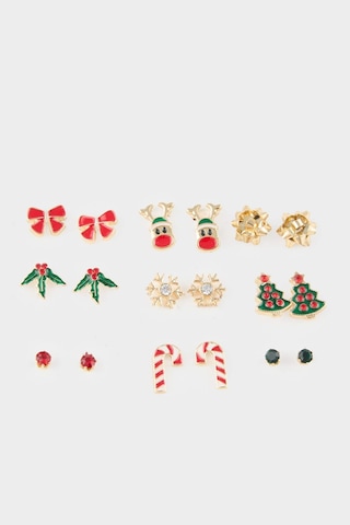 Defacto Kadın Yılbaşı Temalı 9lu Küpe F7411axnskr1 Diğer