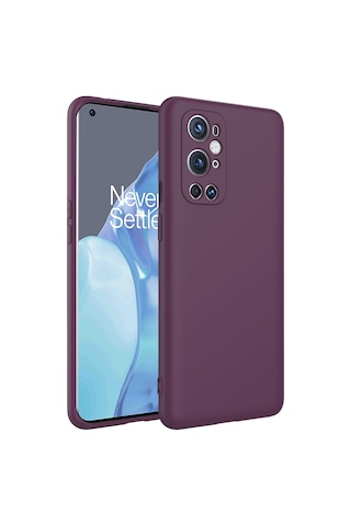 Goocamp One Plus 9 Pro Kılıf Mara Lansman Kapak - Koyu Mor Koyu Mor