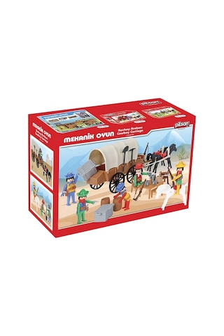 Pilsan Mini Mekanik Serisi:3 Kovboy Arabası 04003