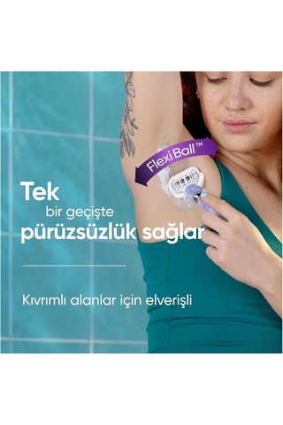 Lexroo Extra Smooth Kadın Bıçakları, 3 Yedek Bıçak