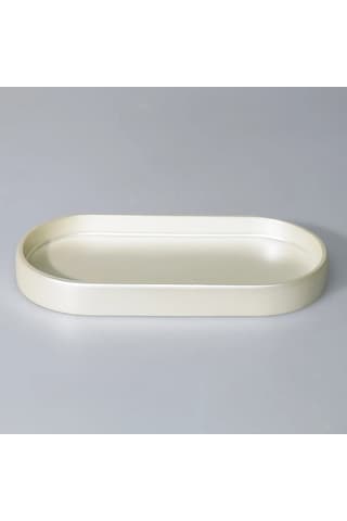 By Selim Linen İnci 5 Parça Polyester Banyo Seti İnci