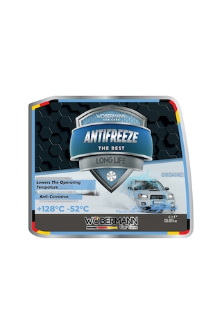 Wöbermann Mavi Antifriz 4 Mevsim Organik -52 C 4 Lt.