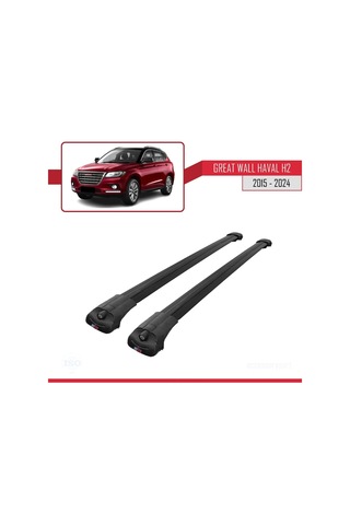 Great Wall Haval H2 2015 Ve Sonrası İle Uyumlu Ace-1 Ara Atkı Tavan Barı Siyah