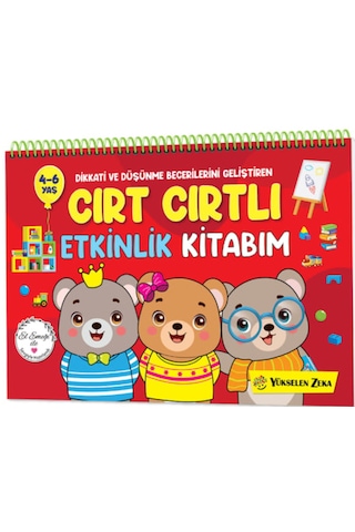 4-6 Yaş Zeka Kutusu Ve Cırt Cırtlı Kitap