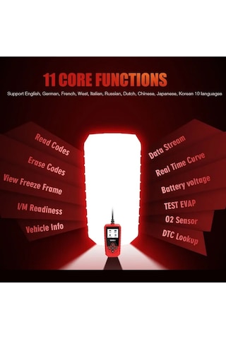 V314 Araba Obd Teşhis Cihazı Arıza Temizle Kod Okuyucu