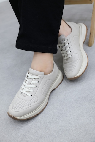 FAST STEP Hakiki Deri Kadın Casual Ayakkabı 169za6313 Bej