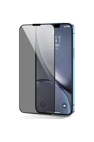 Apple Uyumlu iPhone 15 Hayalet Ekran Koruyucu Privacy Temperli Cam