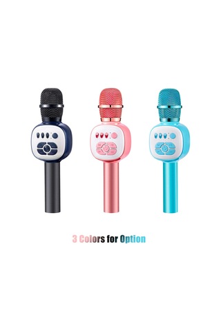 Reedark Çocuklar İçin Kablosuz Mikrofon Bluetooth Bağlantısı Renkli Işık Efektleri Gerçek Zamanlı Kulak İzleme Çıkarılabilir Lityum Pil İle Mavi