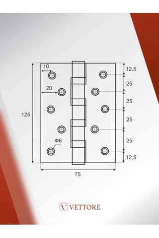Vettore Satin Gömme Evrensel Kapı Menteşeleri 218348232