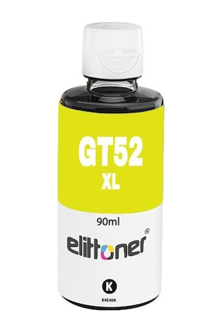 Elittoner Hp Mürekkep Gt52xly, M0h56ae, Yellow 70ml