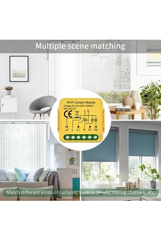 Yulong Reedark Akıllı Perde Kontrol Modülü - Wifi/zigbee, Sesli