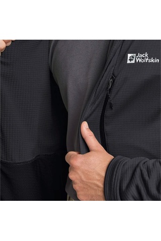 Jack Wolfskın Jack Wolfskin Kolbenberg Hooded Fz Erkek Gri Polar Ceket 6350 Antrasit
