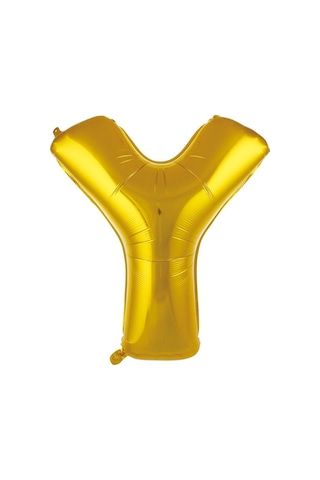 Folyo Harf Balon Gold Renk 40 İnc 100 Cm Helyum Uyumlu Y