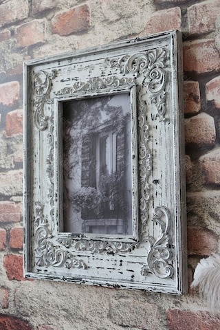 Neiwel Vintage Cua Resim Ve Ayna Çerçevesi Beyaz