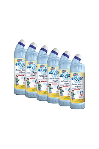 Bingo Oksijen Limon Kokulu Ekonomi Paket Çamaşır Suyu 6 x 750 ML