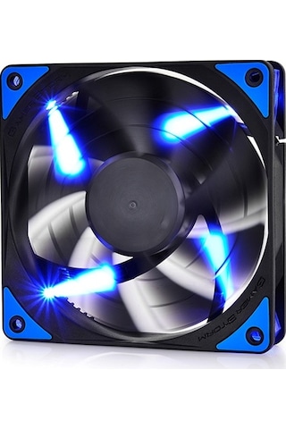 Deep Cool Tf120 Blue Sıyah Uzerıne Mavı Ledlı Kasa Fanı 120Mm