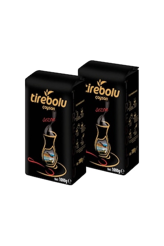 Tirebolu Çaysan Sezon Siyah Çay 1000 Gr. 2'li Paket Tirebolu Çaysan Sezon Siyah Çay 1000 Gr. 2'li Paket
