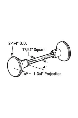 Brs W Spndl E 2280 Products Doorknobs E 2280
