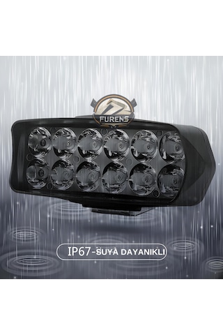 12 Led Motosiklet Farları Parlak Beyaz Işık 15000 Lümen Led Scooter Spot Işığı Motosiklet Sis Lambası 1 Adet Fiyatıdır Sts Oto Aksesuar
