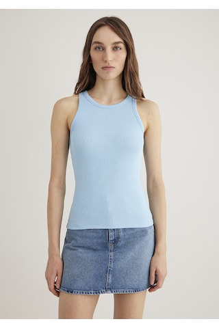 Mavi - Halter Yaka Mavi Basic Atlet 1612462-80637 Mavi