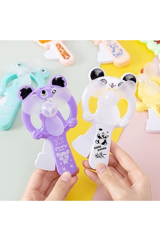 Cbtx Preslenmiş Karikatür Mini Yelpaze Fan