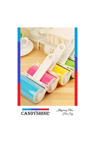 Candyshine Yıkanabilir Kedi Köpek Tüy Saç Kıl Temizleyici Toz Toplayıcı Rulo Beyaz - Mavi