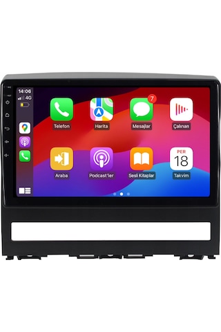 Fiat Albea Araç Multimedya Android Ekran Carplay Navigasyon Double Teyp 2+32 9" 05-12 Black Blueway