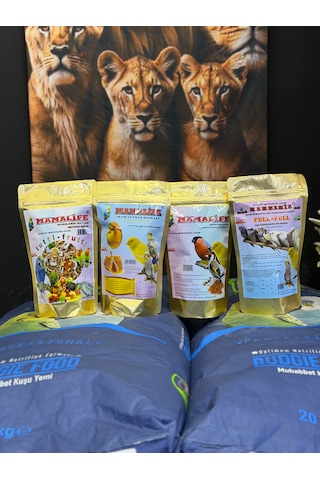 4 Lü Set 250 Gr Lık Mammamiamix Full+full&ballı&meyveli&kurtlu