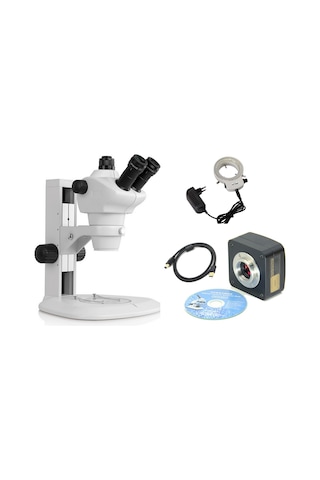 Ece Opto-edu Dijital Mikroskop Trinoküler Stereo Zum 8mp Usb Kame