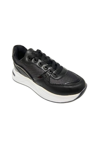 Zabina 1011-24 Trend Fashıon Sneaker Kadın Ayakkabı Siyah