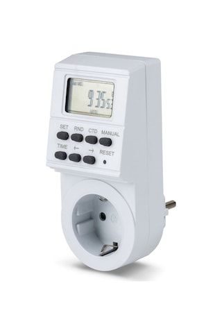 20 PROGRAMLI DİJİTAL ZAMAN AYARLI PRİZ 3600W