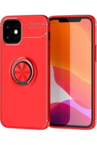 Apple Uyumlu iPhone 12 Mini Kılıf Zore Ravel Silikon Kapak Kırmızı