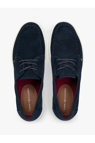 Tommy Hilfiger Casual Suede Stıtch Toe Hybrıd Erkek Mavi Günlük Ayakkabı - Fm0fm05707