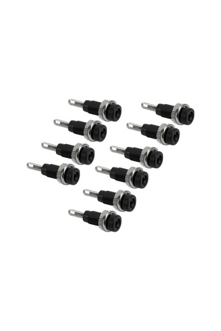 10'lu Siyah 2mm Banana Jak Kaiyi