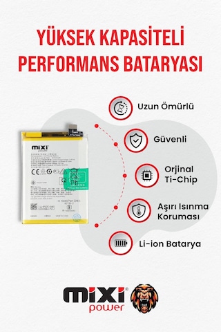 Oppo Reno 5 Lite Uyumlu Tam Kapasite Batarya 1 Yıl Garantili
