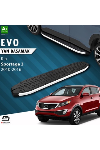 S-dizayn Kia Sportage 3 Evo Aluminyum Yan Basamak 173 Cm 2010-2016