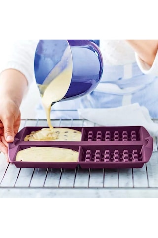 Tupperware Silicone Kalıp Waffle 183881564 Bordo