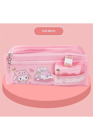 Agoodshop Sanrio Kuromi Kızlar Büyük Kapasiteli Tarçın Köpek Melodi Öğrenciler Sevimli Kalem Kutu 3bp-yeşil