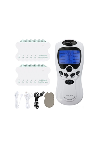 Ruicoo Dijital Meridyen Terapi Cihazı - Kas Ağrısı Giderici, Boyun-bel-rakamlı Masaj, Tıbbi Dalgalar İle Kan Akışını Artıran, Taşınabilir Beyaz