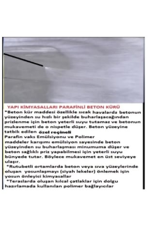 Parafin Esaslı Beton Kür Malzemesi 25 KG