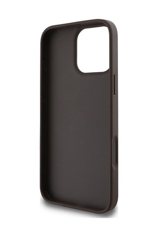 Apple iPhone 16 Pro Uyumlu Kılıf Guess Lisanslı Big Love Guess Kapak Kahverengi