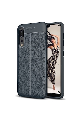 Huawei P20 Pro Kilif Esnek Deri Görünümlü Korumali Niss Silikon 409280786