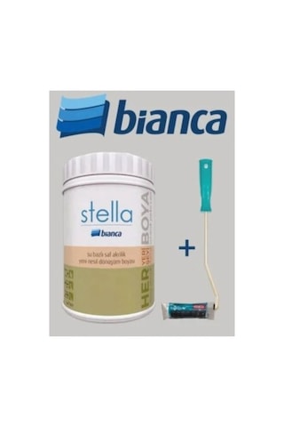 Ennalbur Saf Akrilik Boya 1 Litre Su Bazlı Kırık Beyaz Renk Bianca Stella 1087 - Adm Krl Renk:kırık Beyaz Miktar:1 L