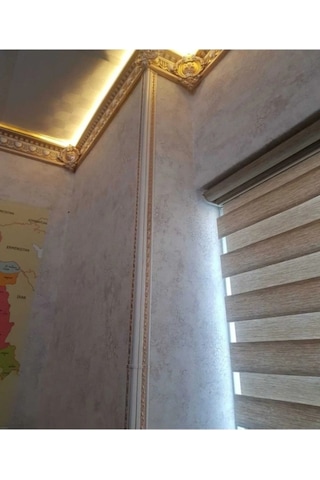 Dekoratif Poliüretan Duvar- Tavan Köşe Profili Çıtası Bronz Renk En:4x4 Cm-boy:100 Cm - Duvar Süsü