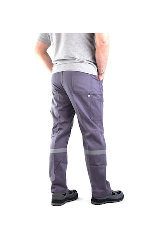 Eser - 7-7 Gabardin Kom.Cepli İş Pantolonu Reflektörlü-Kışlık-Gri
