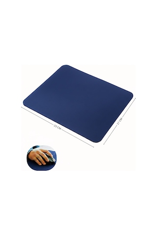 230x170x3 Mm Mouse Pad Kaymaz Non-slip Taban Pürüzsüz Bez Yüzey Mavi
